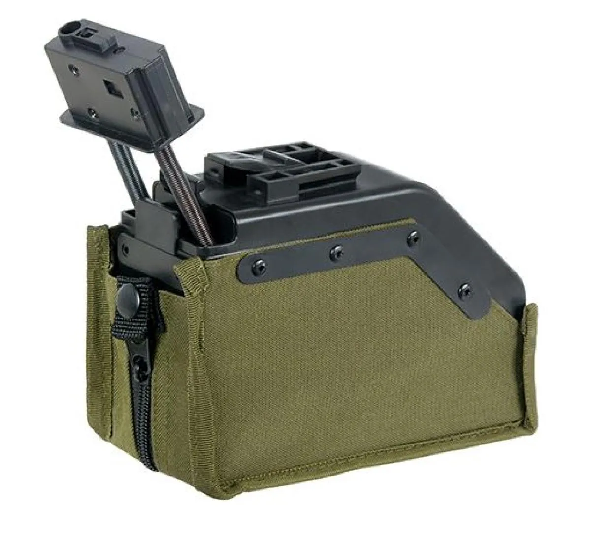 Softair.Zone M249/MK46 2000 RDS electric Box Mag Olive Drab